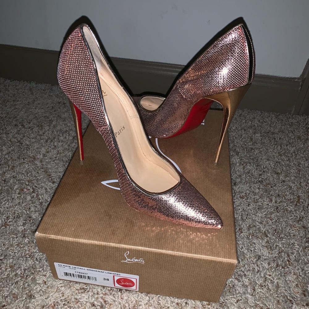Christian Louboutin So Kate Red Bottom Heels - Picture 1 of 8